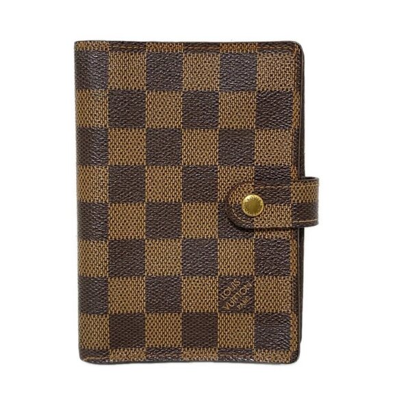 LOUIS VUITTON Agenda PM Ebene Damier Agenda Cover Case 132-081025 - Picture 1 of 12